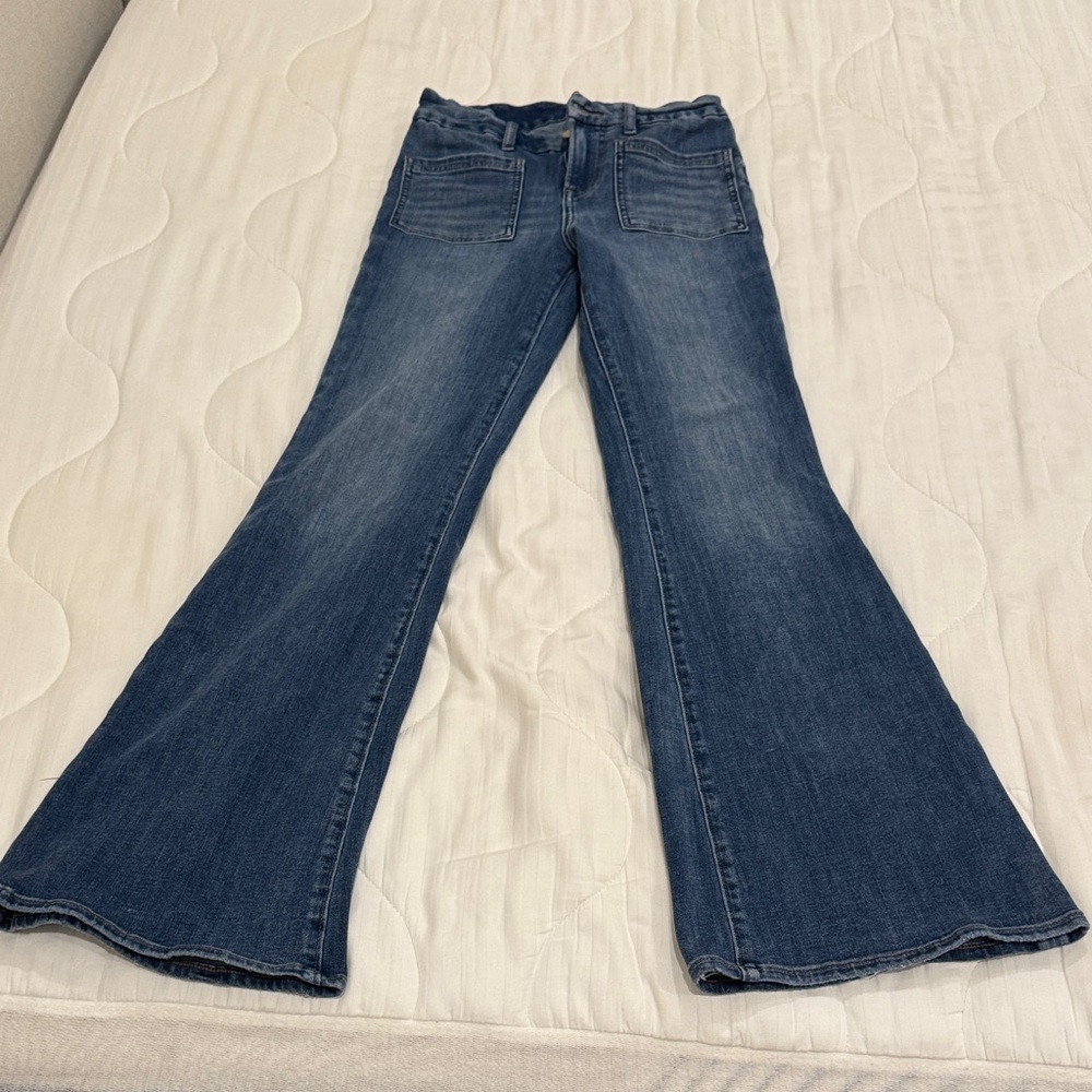 Express Classic Blue Flared Women Jeans